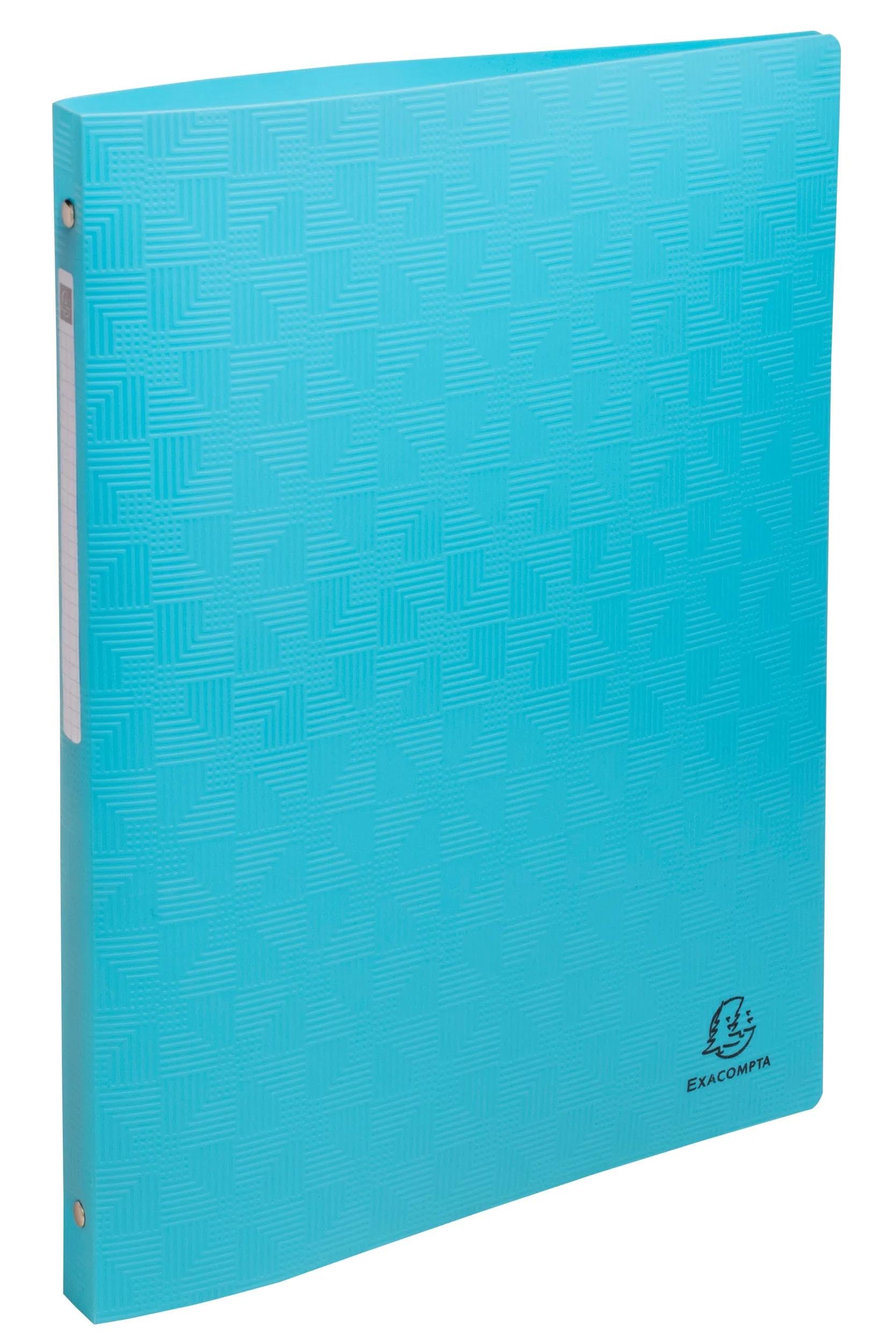 Exacompta 12 halbfeste Ringbücher Pop' N Co Recycling-PP 4 Ringe sortiert
