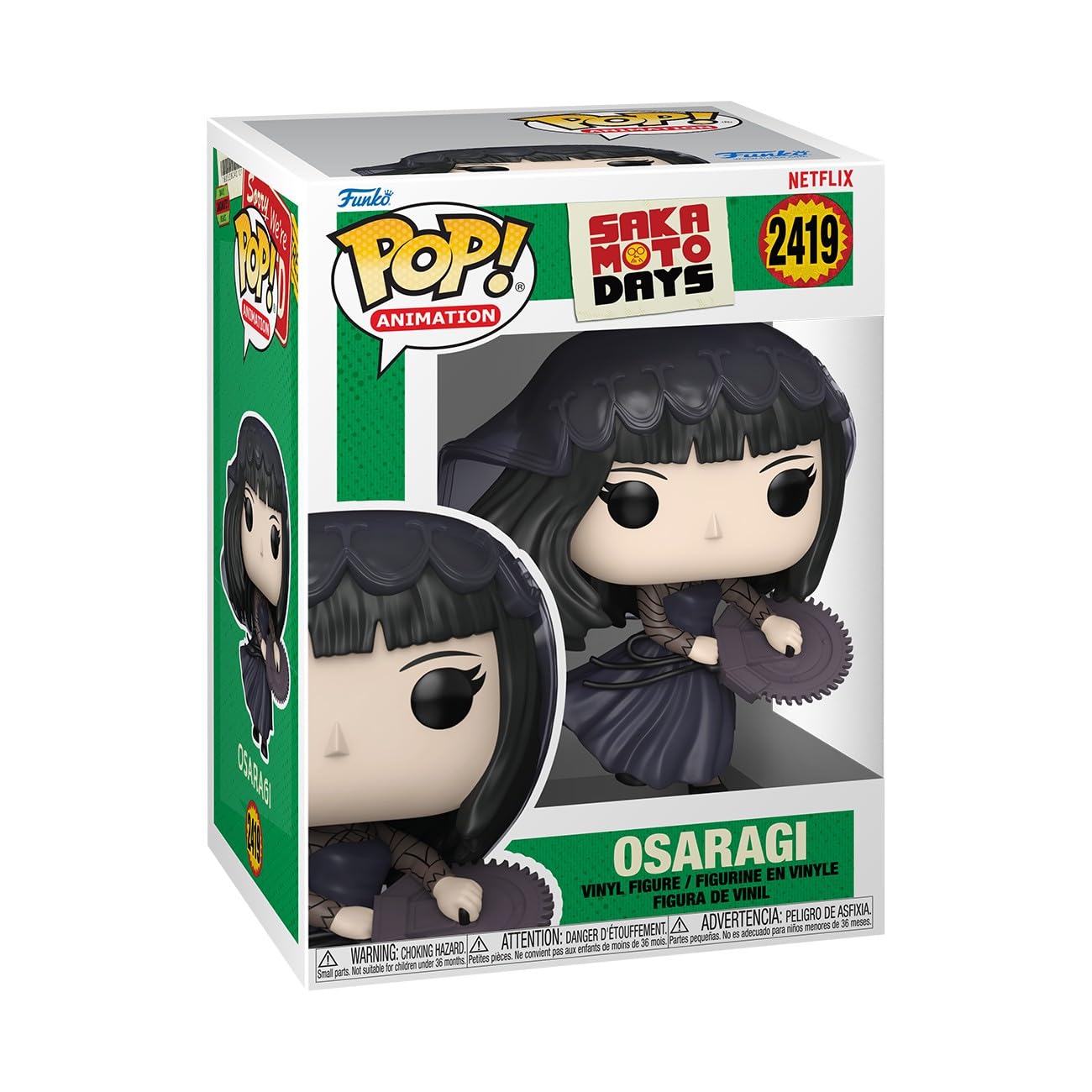 Funko POP! Animation: Sakamoto Days - Osaragi - 1 in 6 chance of receiving the rare Chase variant - Styles Vary - Collectable Vinyl Figure - Gift Idea - Official Merchandise - Toys For Kids & Adults