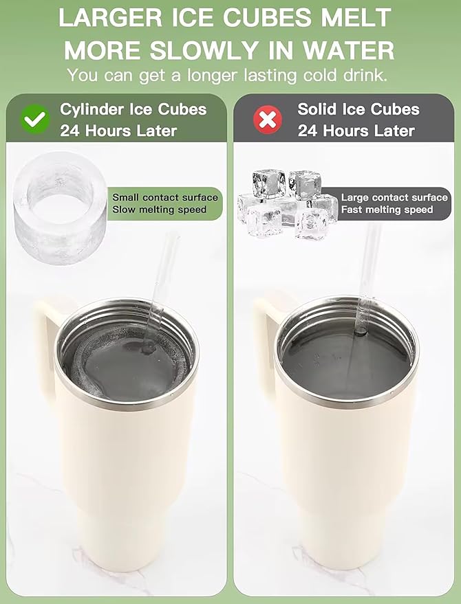Bandeja de hielo de silicona con tapa y contenedor miniatura 5
