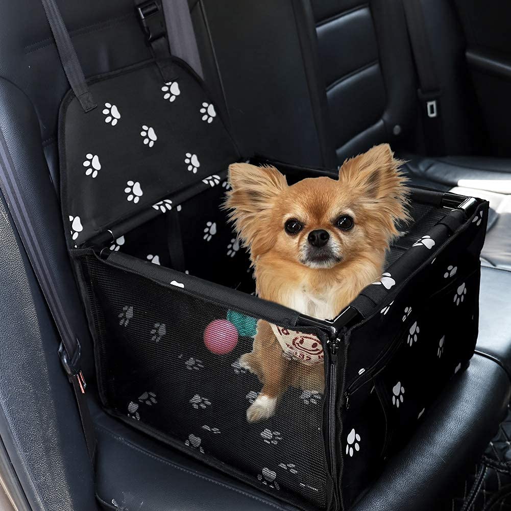 Photo 1 of HIPPIH Small Dog Car Seat, Upgraded Sturdy Pet Car Seat for Medium Dogs with Whole PVC Bars Frame