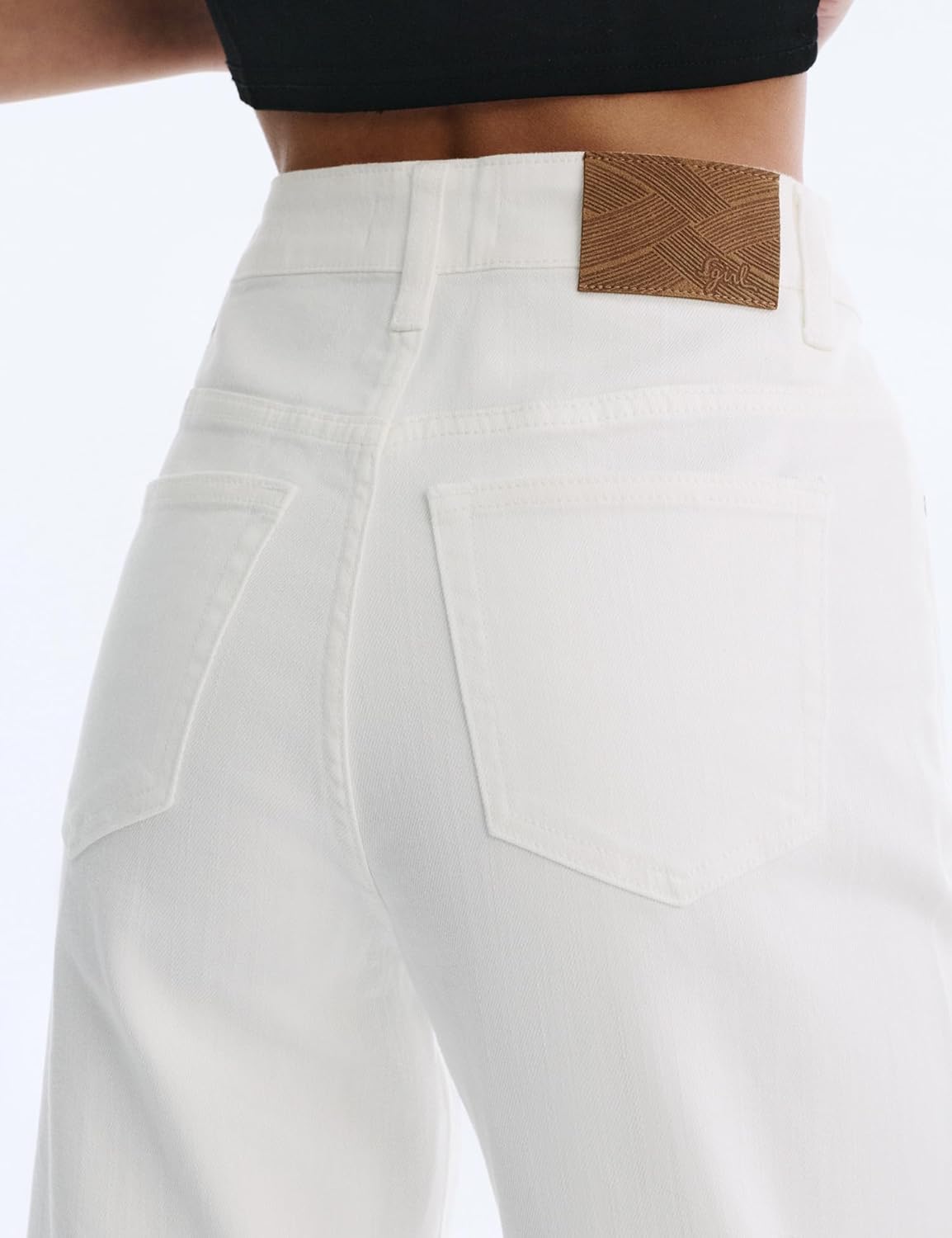 Women’s Jeans High Waisted Straight Leg Stretchy Jeans Trendy Wide Leg Casual Fit Denim Pants - Image 5