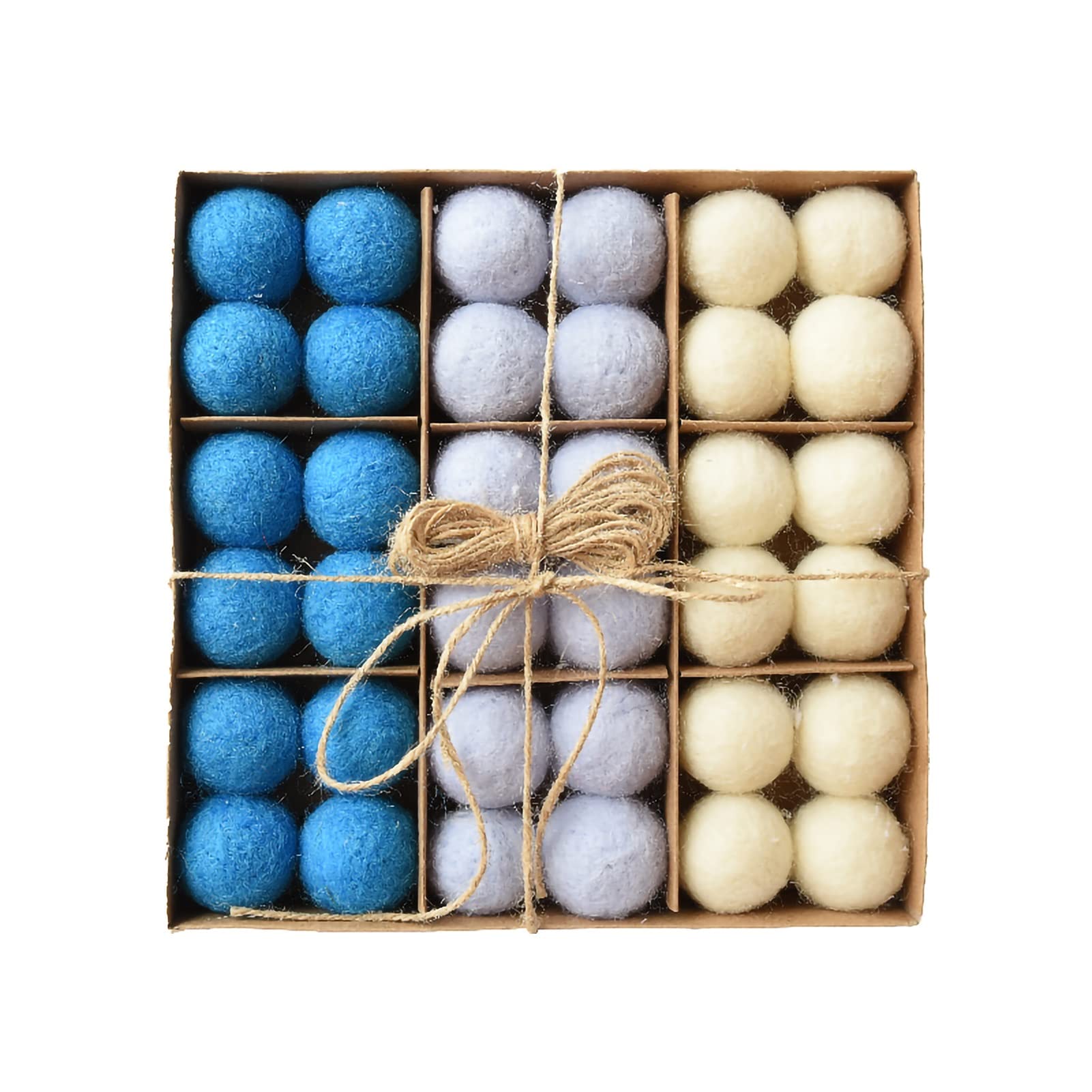 Bombki Choinkowe Ozdoby 30mm / 1,18 "Małe świąteczne ozdoby kulkowe, Shatterproof Christmas Decorations Balls na wakacje Wedding Party Decoration, 36 sztuk Bombki świąteczne(C)
