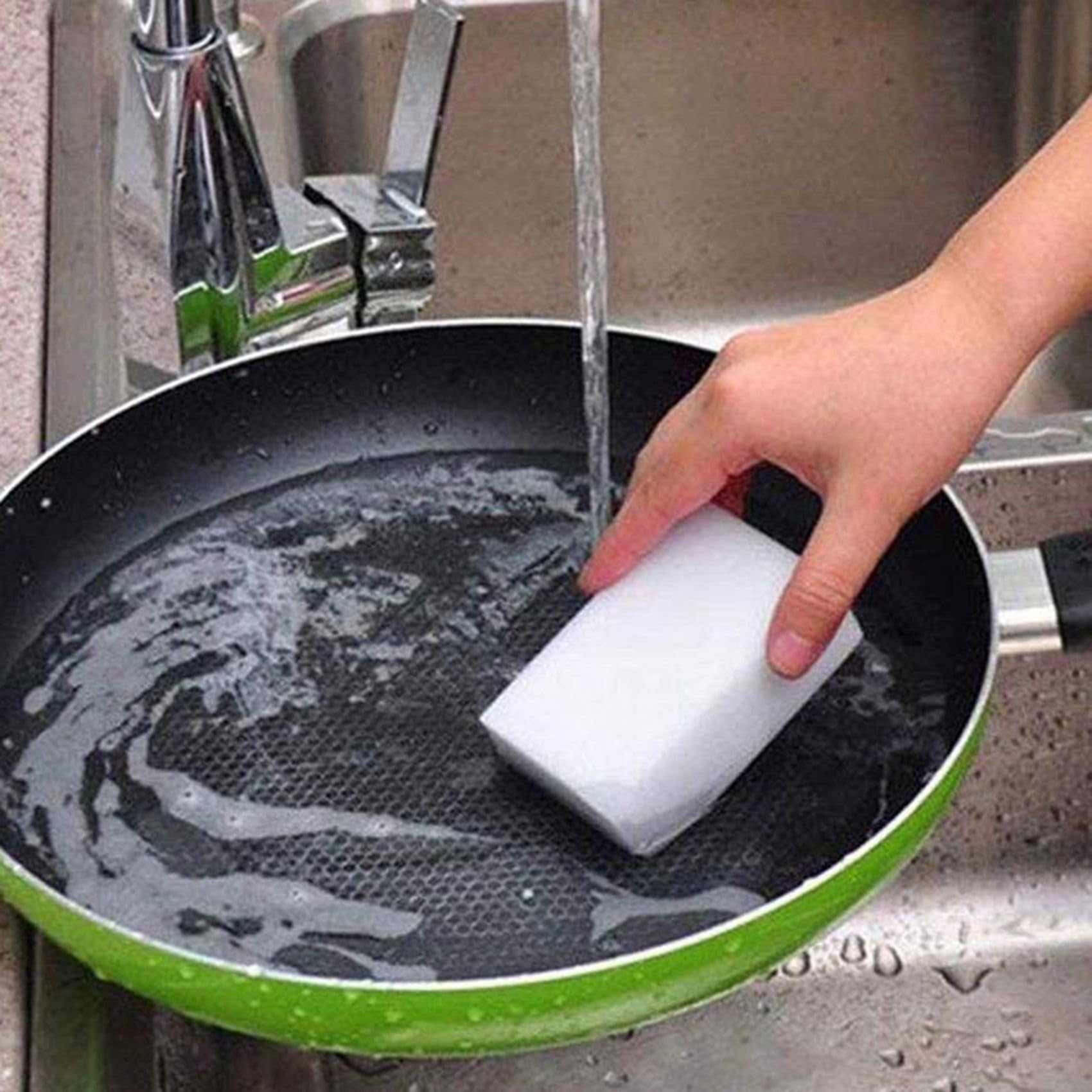 Borrador Mágico de Esponjas de Limpieza, Borrador de Esponja para el Hogar Espuma Limpiadora Limpieza para Cocina, Muebles, Automóviles, (Paquete de 1000)