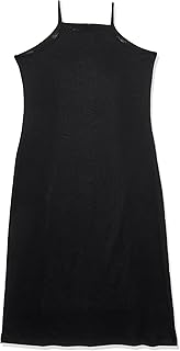 ترنديول فستان طويل محبوك من قماش كريب منسوج برقبة برباط للنساء مقاس كبير TBBSS25AH00006 مقاس كبير