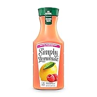 Vista 1 de Simply Limonada con frambuesa totalmente natural, botella de 52 onzas líquidas