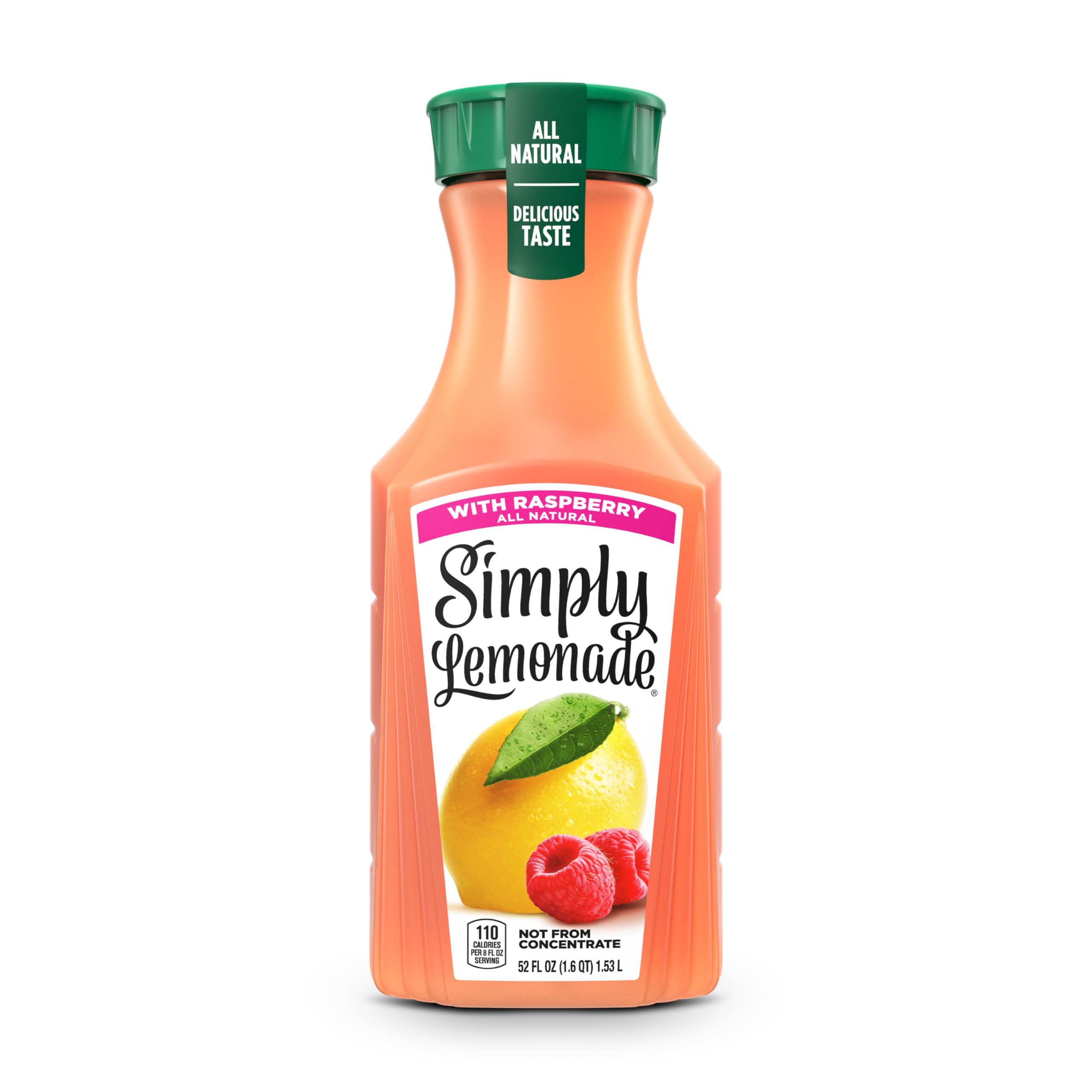 Simply Lemonade with Raspberry All Natural, 52 Fl Oz Bottle - 1