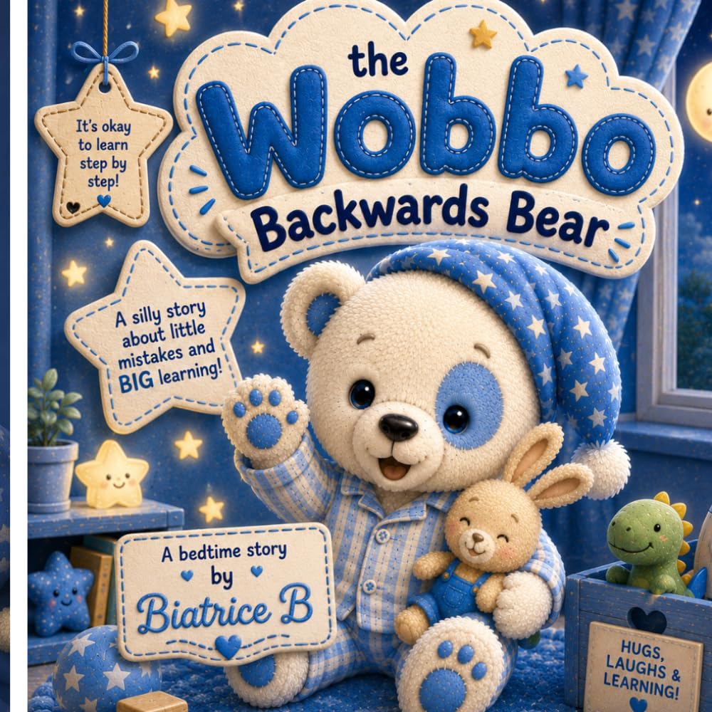 Wobbo the Backwards Bear: A Cozy Bedtime Story About Learning From Mistakes