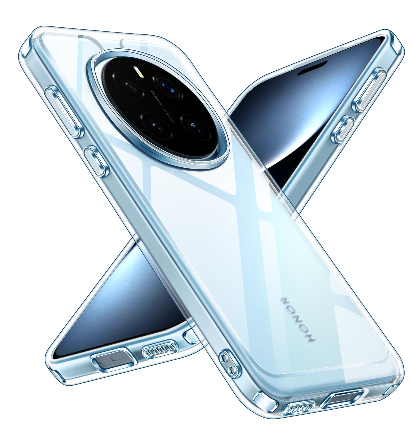 Custodia Trasparente Antiurto Per Honor Magic7 Pro – TPU Morbido Con Bordi Rinforzati E Protezione Per Fotocamera