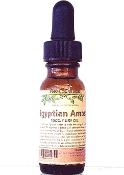 Egyptian Amber Oil. Packaged in a 15 ml Amber Glass Dropper Bottle Pure Strength, Concentrated, Undiluted Perfume Oil