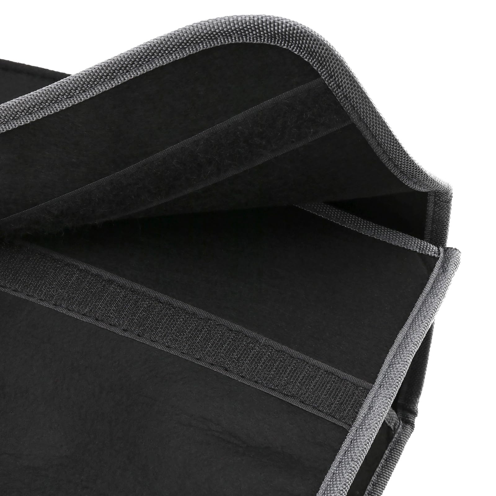 2 borse pieghevoli per bagagliaio auto, organizer per bagagliaio, borsa portaoggetti pieghevole nera per riporre attrezzi, 30 x 29 x 17 cm