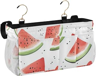 susiyo Fruits Watermelon Slice Bedside Caddy Bedside Organizer Bedside Storage Caddy College Dorm Bed Accessories