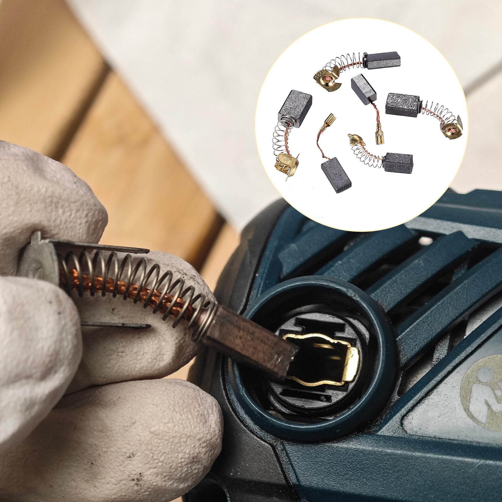 40 Spazzole Di Carbone Per Motori Elettrici | 10 Misure Diverse | Per Elettroutensili E Smerigliatrici - Foto 13