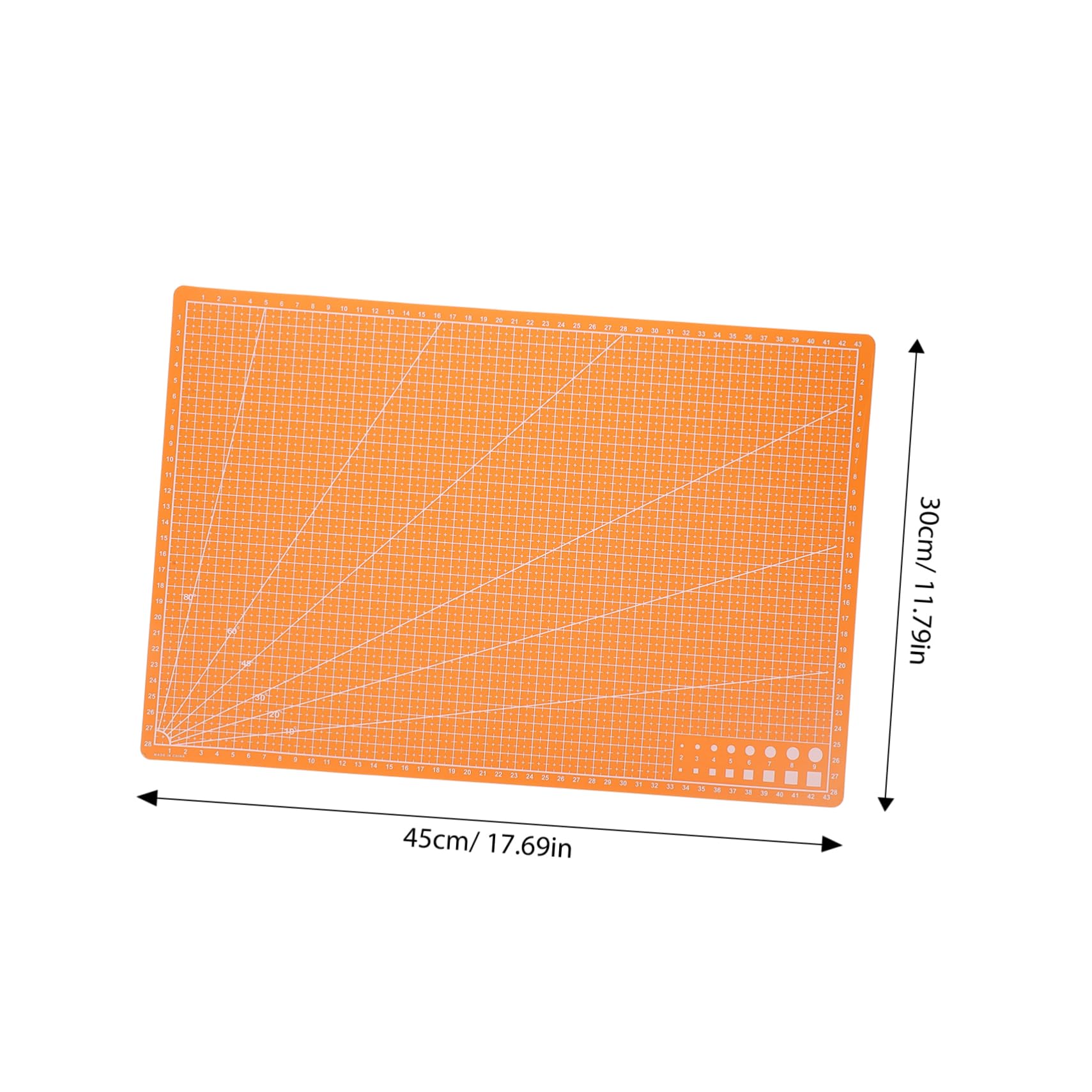 KONTONTY Craft Cutting Mat Plastic Engraving Mats for Professionals Amateurs Pp Material Large a Size for Sewing Glass Cutting