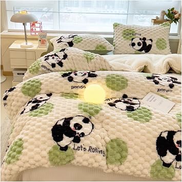 ZTGL J,150x200cm2.5kg, Fluffy Queen Size Comforter, Jacquard Sherpa Quilts, Ultra Soft Comforter Core for Winter, Thicken Warm Duvet, Double-Sided Velvet Quilt, Down Comforter