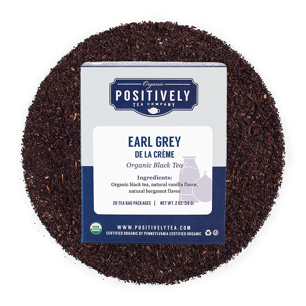Earl Grey De La Crème Black Tea Bags, 20 Count