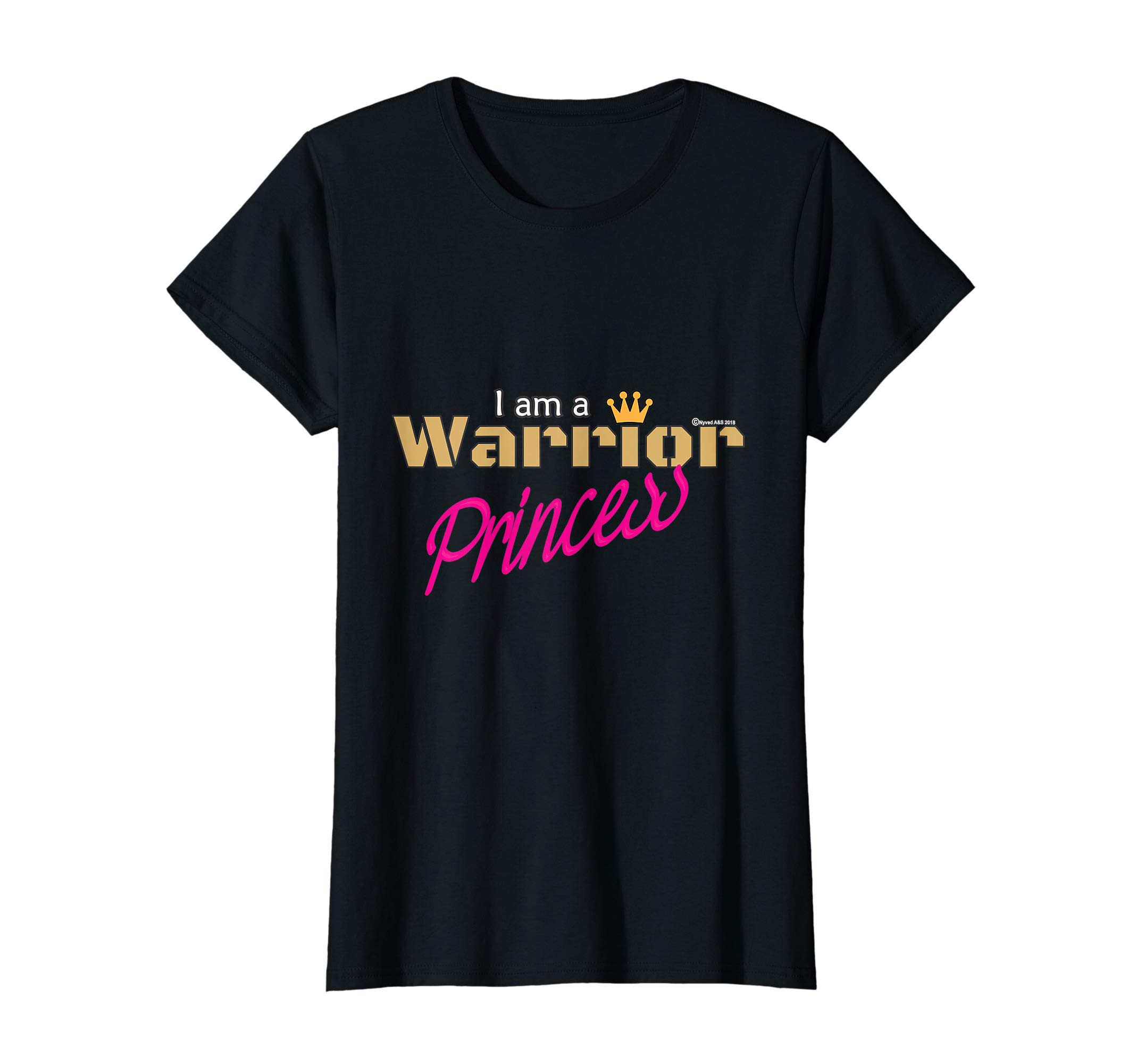 Warrior Princess Empowered Female StrengthI'm a Warrior Princess Authentic Apparel for Strong Women T-ShirtOEKO-TEX STANDARD 100