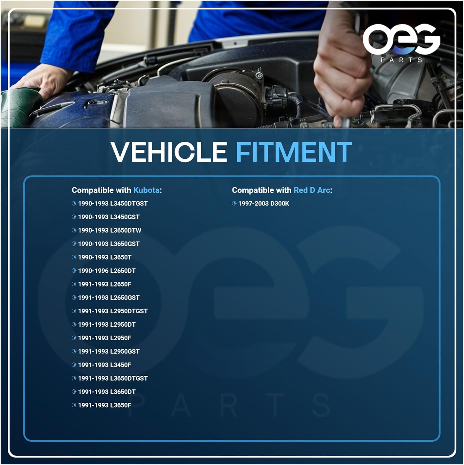 OEG Parts New Alternator Compatible With Gehl Tractor Case Trencher Maxi-Sneaker Kubota Thomas Toro 100211-4640 16705-64011 16705-64012 89213359 20140103