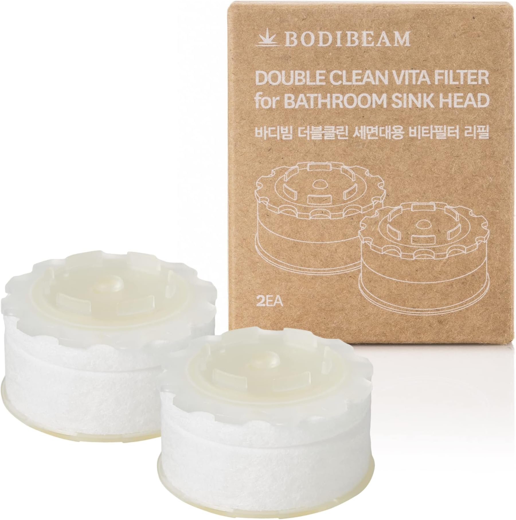Bathroom Faucet Vita Replacement, Vitamin C for Bathroom Sink, 2 Counts