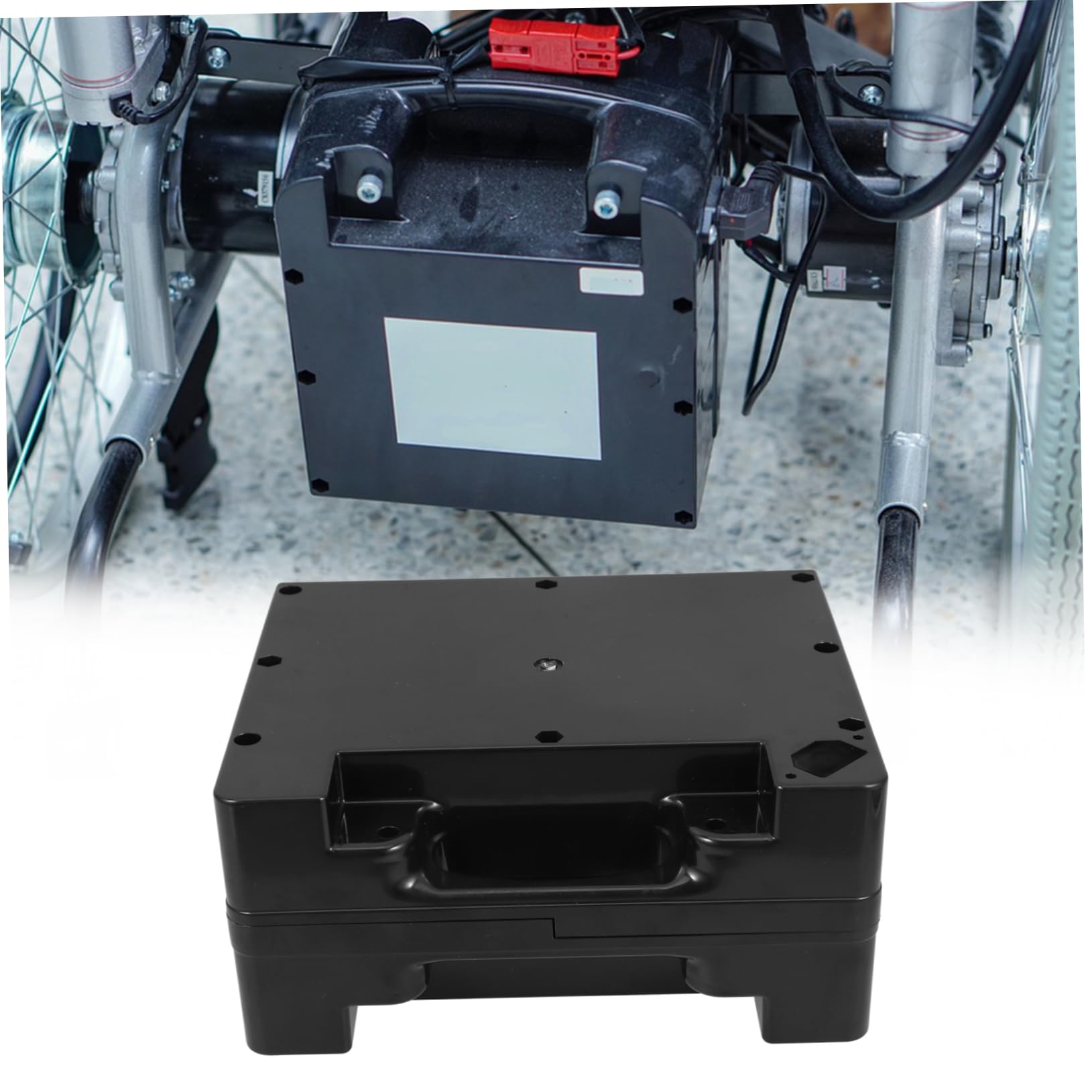 PRETYZOOM Scatola Batteria in Plastica Per Sedia Rotelle Elettrica Supporto Batteria Per Stoccaggio e Trasporto Custodia Per Sostituzione Per Sedia Rotelle