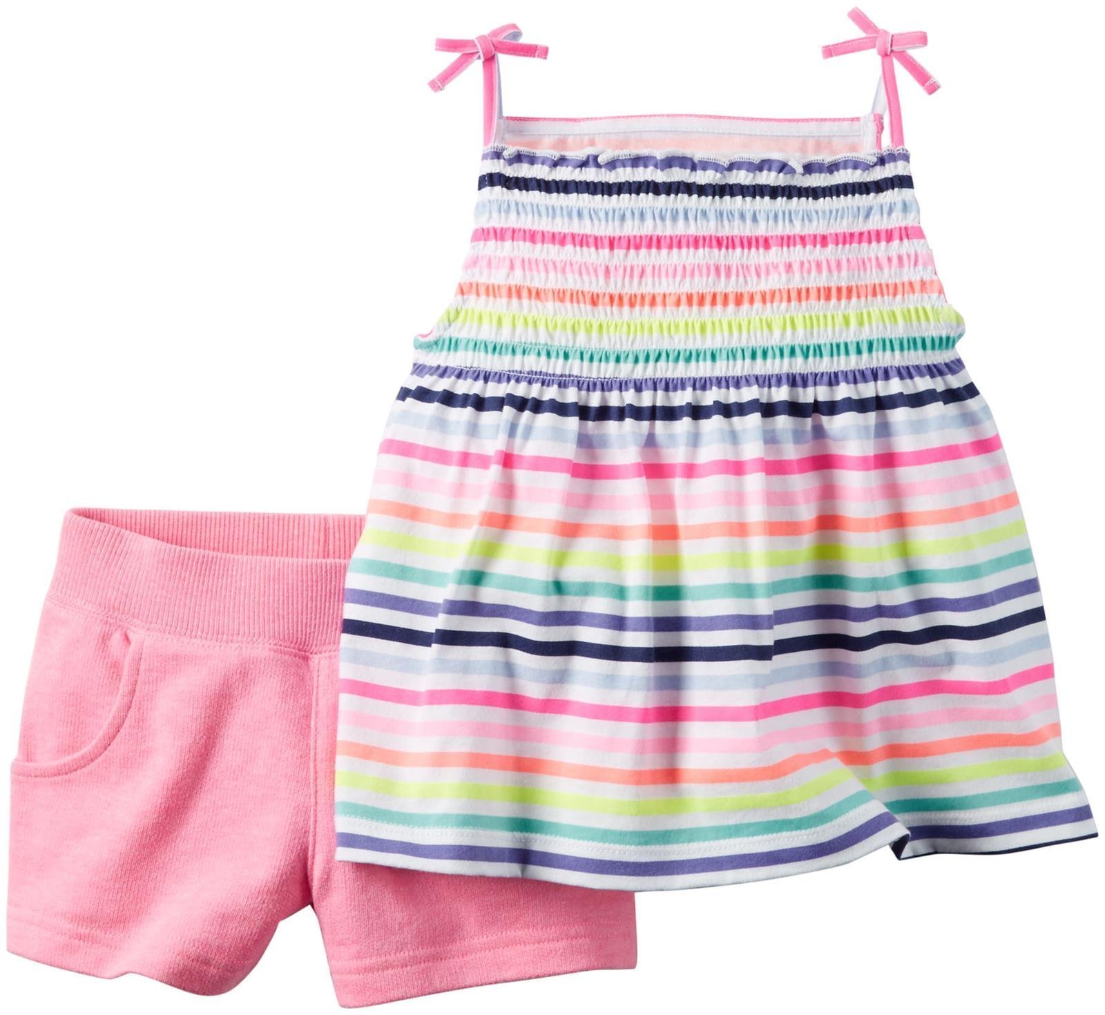 Tenue bébé fille ensemble haut et short souple anti-irritation