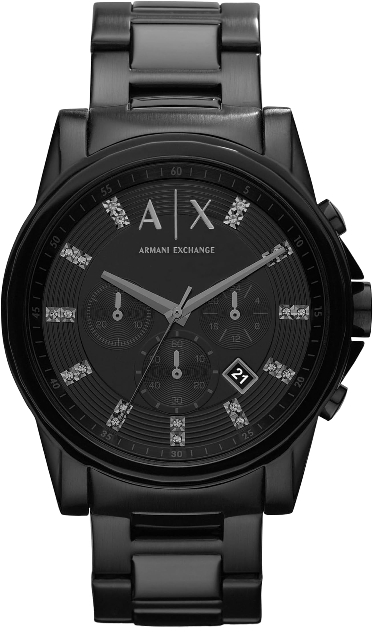 A|X Armani Exchange Chronograph Watch for Men with Leather, Stainless Steel or Silicone Band