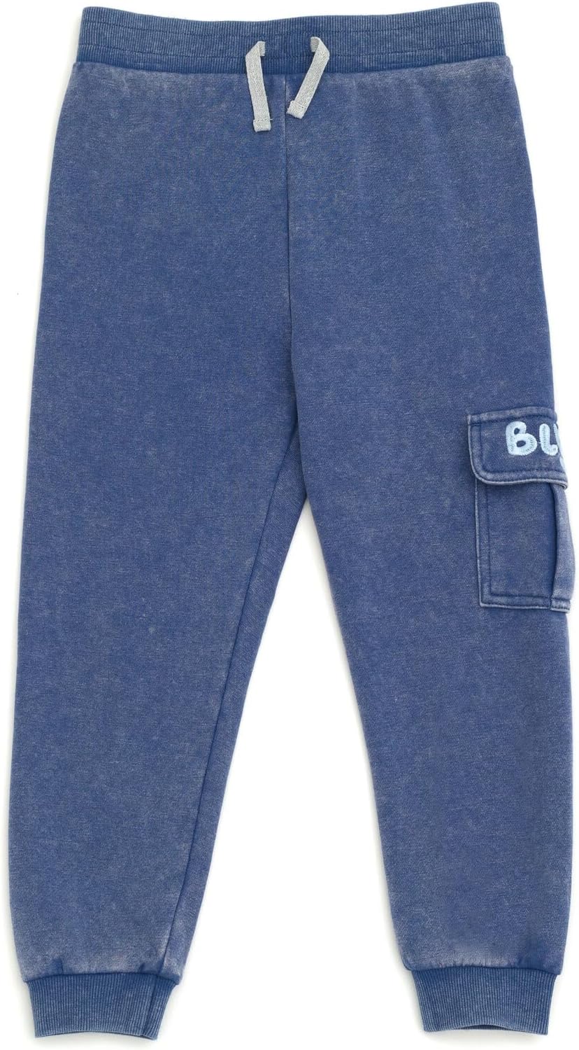 Bluey Fleece Waffle Knit Pullover Hoodie T-Shirt and Jogger Pants 3 Piece Outfit Set Toddler Sizes (2T - 5T) - Image 5