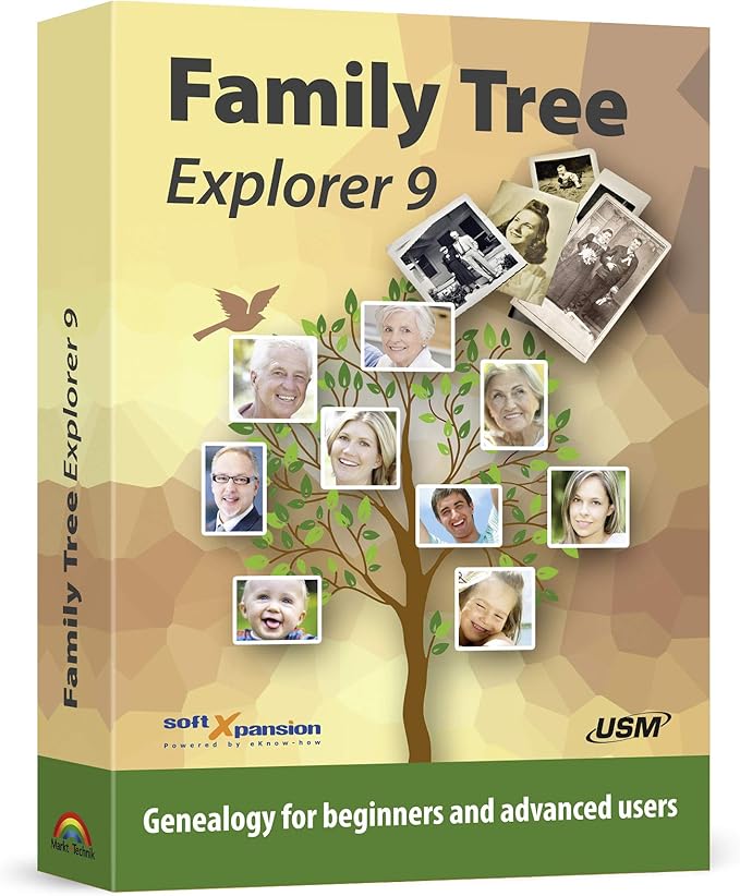 Family Tree Explorer 9 - Genealogy software compatible with Windows 10 ...