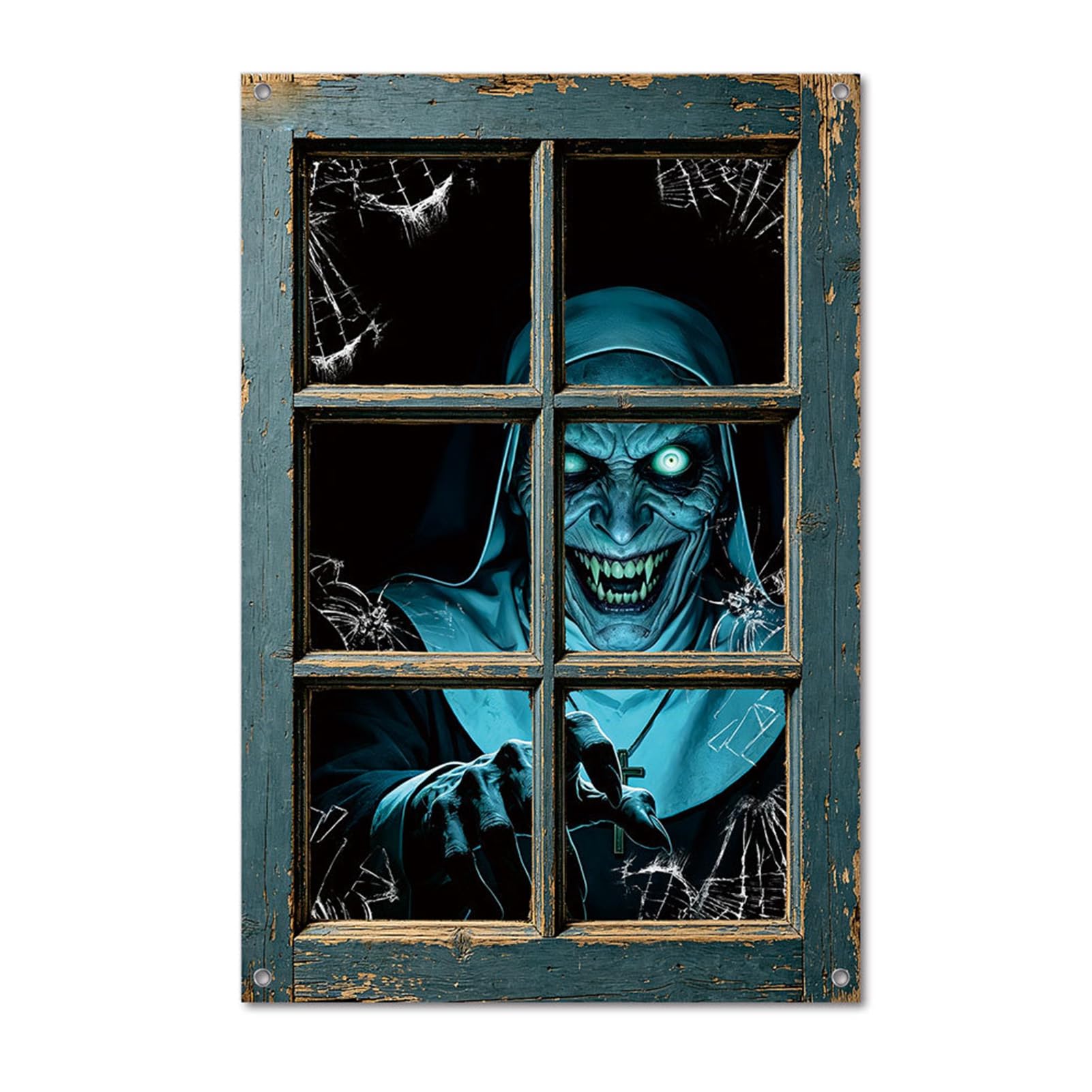 Halloween Decorations Window Stickers, Skeleton and Ghost Window Decals, Decorative Halloween Party Decor for Home Wall Windows Glass, Festive Atmosphere Party Decoration F