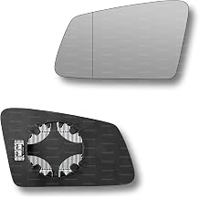 Less4spares Replacement Wing Mirror Glass Left Compatible with Mercedes A-Class 2012-2018 CLIP-ON Passnager Near Side N/S Heated with Blind Spot