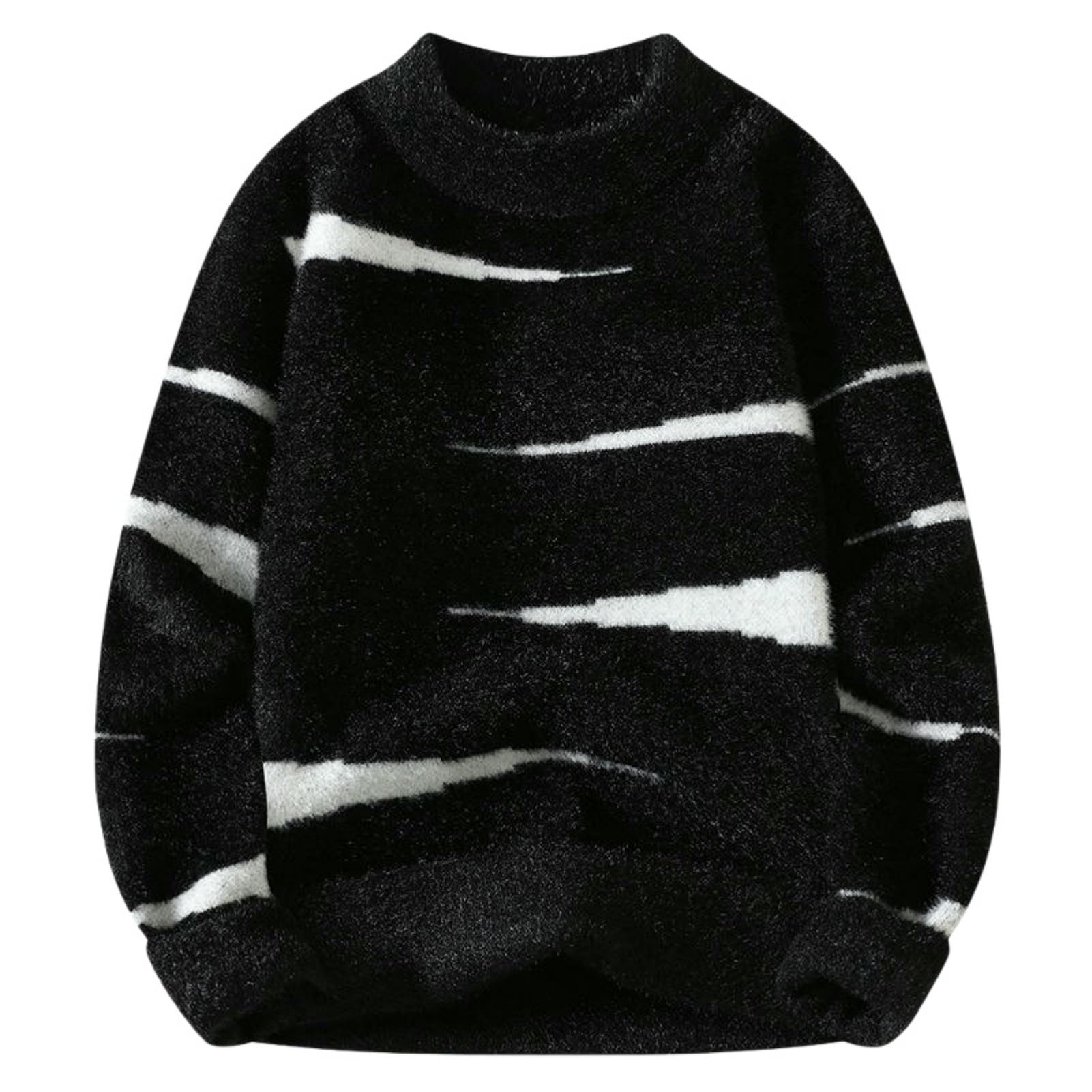 Pull col semi-haut homme protège du froid sans serrer le cou - 5