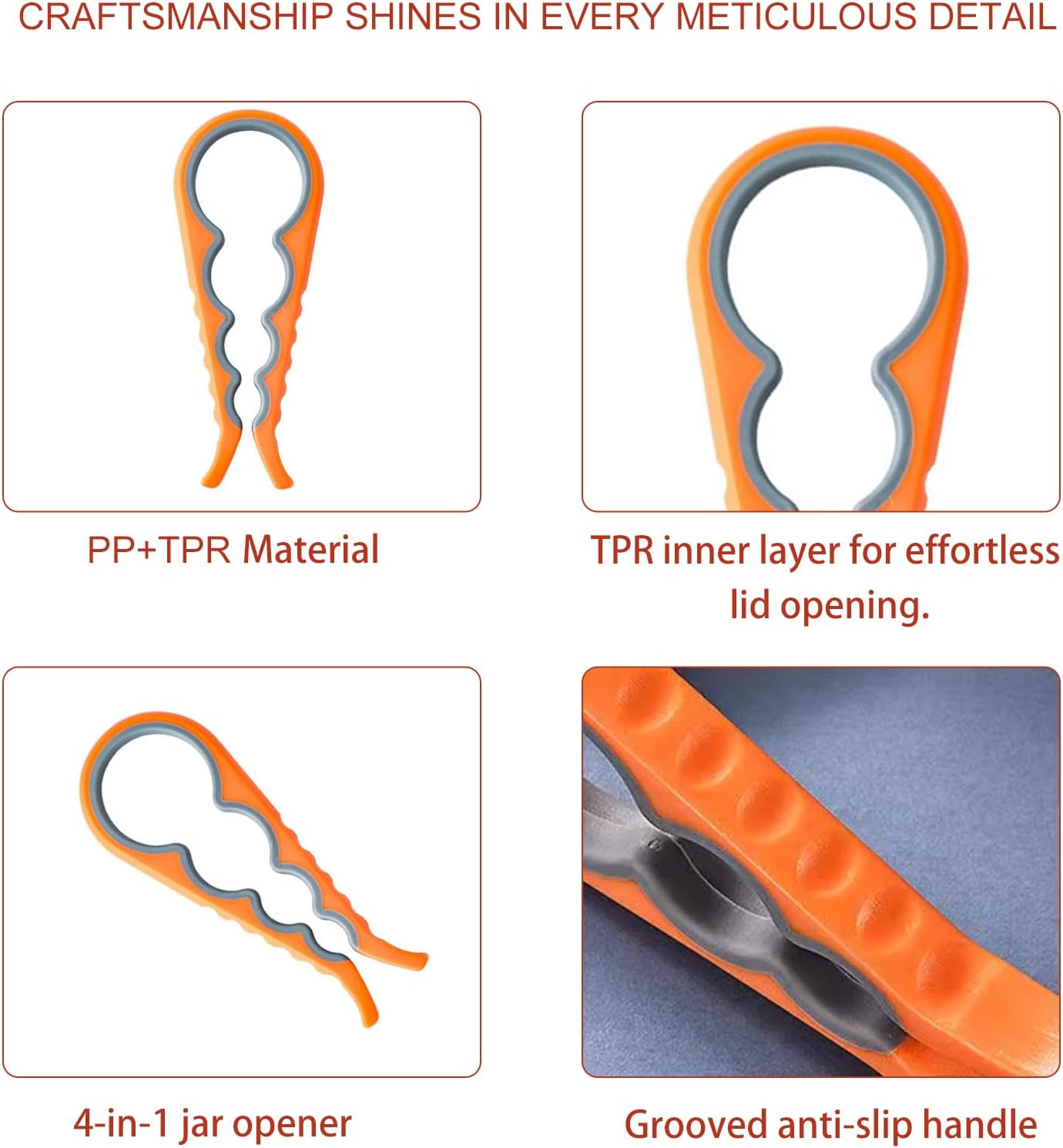 Abridor de frascos antiderrapante - removedor de lata e tampa de garrafa de borracha para tampas teimosas. Aparelho de cozinha ergonômico para idosos e pessoas com mãos fracas ou pequenas Abridor de frascos antiderrapante - removedor de lata e tampa de garrafa de borracha para tampas teimosas. Aparelho de cozinha ergonômico para idosos e pessoas com mãos fracas ou pequenas