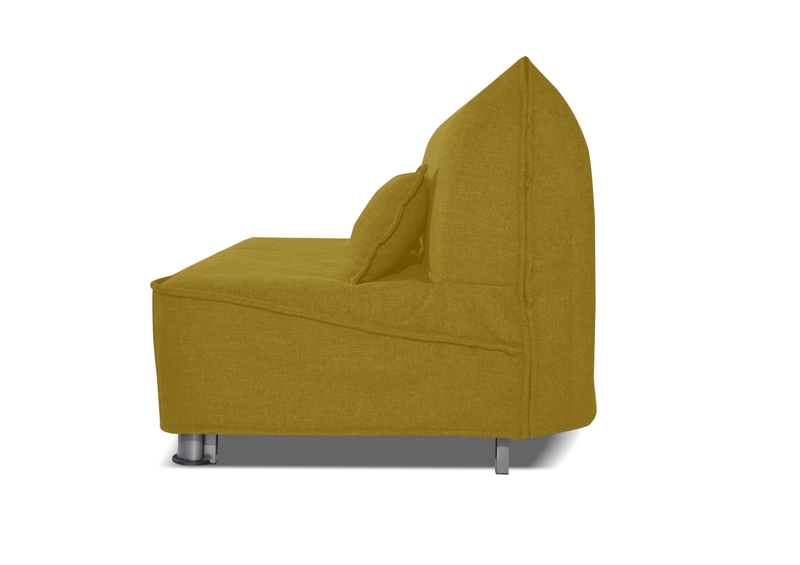 Nuvole di Sonno - Divano Letto Levante 3 Posti con Materasso Matrimoniale 160x190, Prontoletto con Rete Elettrosaldata Richiudibile, Rivestimento Sfoderabile, 2 Cuscini in Omaggio, Made in Italy