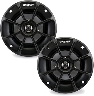 Kicker PS44 (40PS44) 4" 2-Way PS Series 4 Ohm Coaxial Power-Sport Speakers