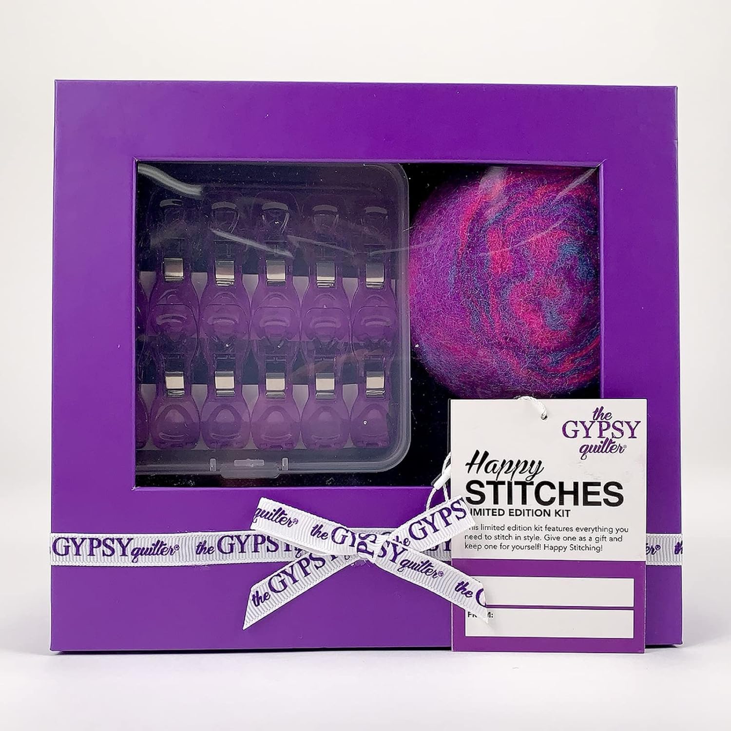 Gypsy Quilter The Happy Stitches Limited Edition Kit, Purple