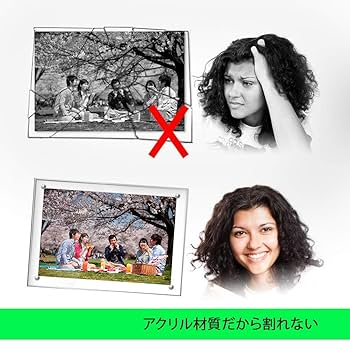 浮かし貼り　A3ノビ　フォトフレーム　アクリルケース　ネジの見えないアクリル額 アクリルフレーム クリア A3アクリルパネル 壁掛 卓上タイプ