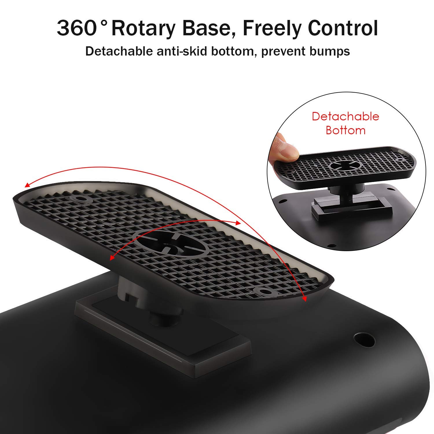 12V Car Heater Defroster 2 in 1 Auto Car Windshield Heater Cooling Fan Plug into Cigarette Lighter 12 Volt 150W Auto Defogger 360° Rotatable Fast Heating Quickly Defrost (Grey) : Electronics