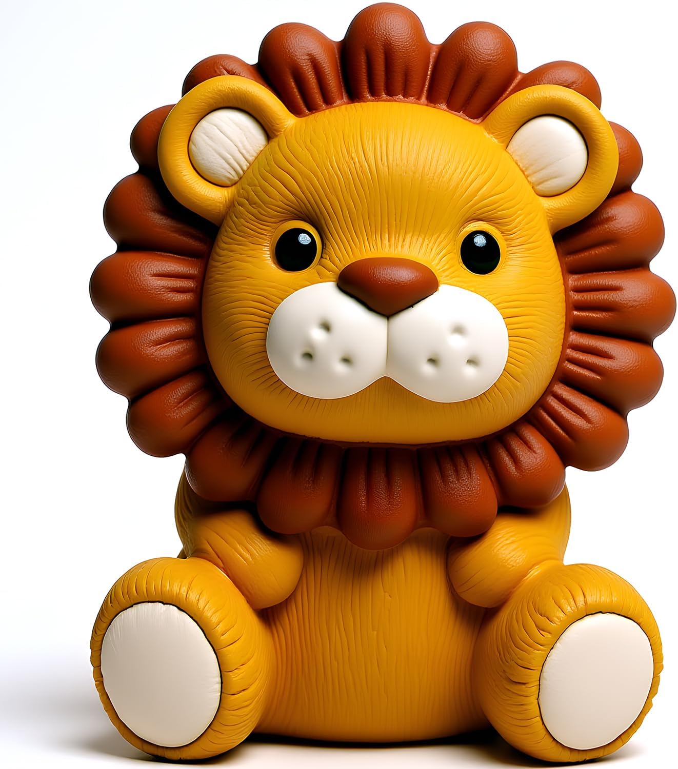 3D Cute Cartoon Lion Silicone Candle Mold Animal Lion Candle Molds