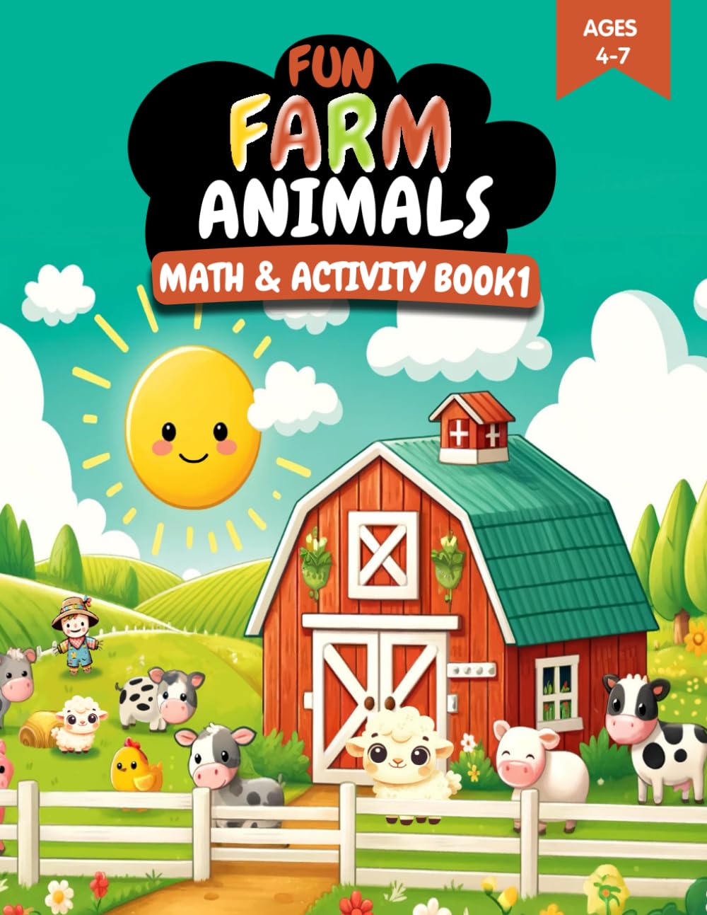 Fun Farm Animals: Math & Activity Book 1 (Fun Math Adventures)