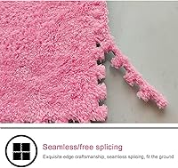 Vista 7 de Manta polaca de 11.81 pulgadas, colores de terciopelo, decoración de poliéster, alfombra cuadrada ecológica en 12 colores, 12 piezas