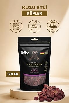 Reflex Plus Snackies Kuzu Etli Küpler Köpek Ödül Maması 170 g