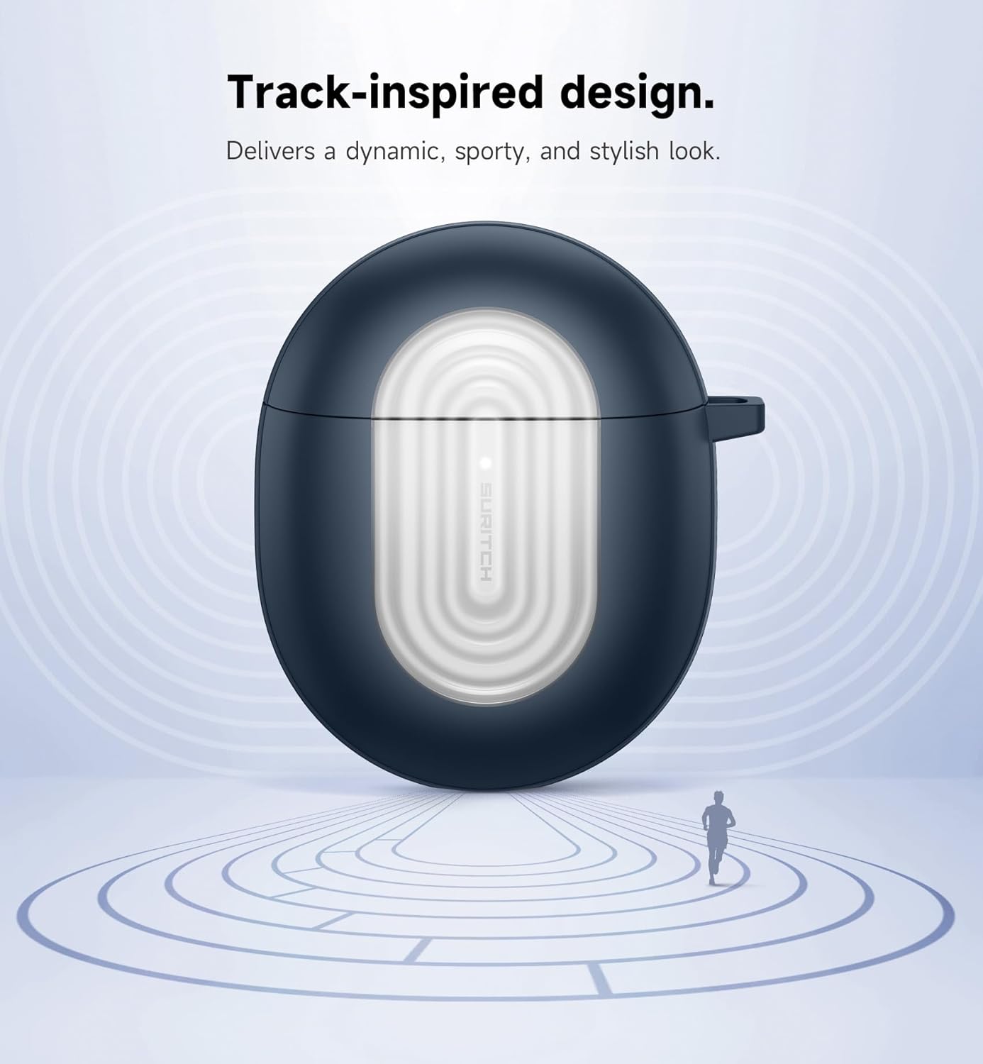 SURITCH Magnetic Bumper Cases for Google Pixel Buds Pro 2 (2024) and Pixel Buds Pro (2022) Case Cover, Rugged Shockproof Protective Covers with Carabiner & Cleaning Kit & Removal Tool, Navy - Image 3