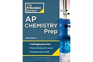 Princeton Review AP Chemistry Prep, 2023: 4 Practice Tests + Complete Content Review