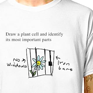 T-Shirt: Plant Cells - Biology Exam | LazyCarrot (tshirt tee shirt)