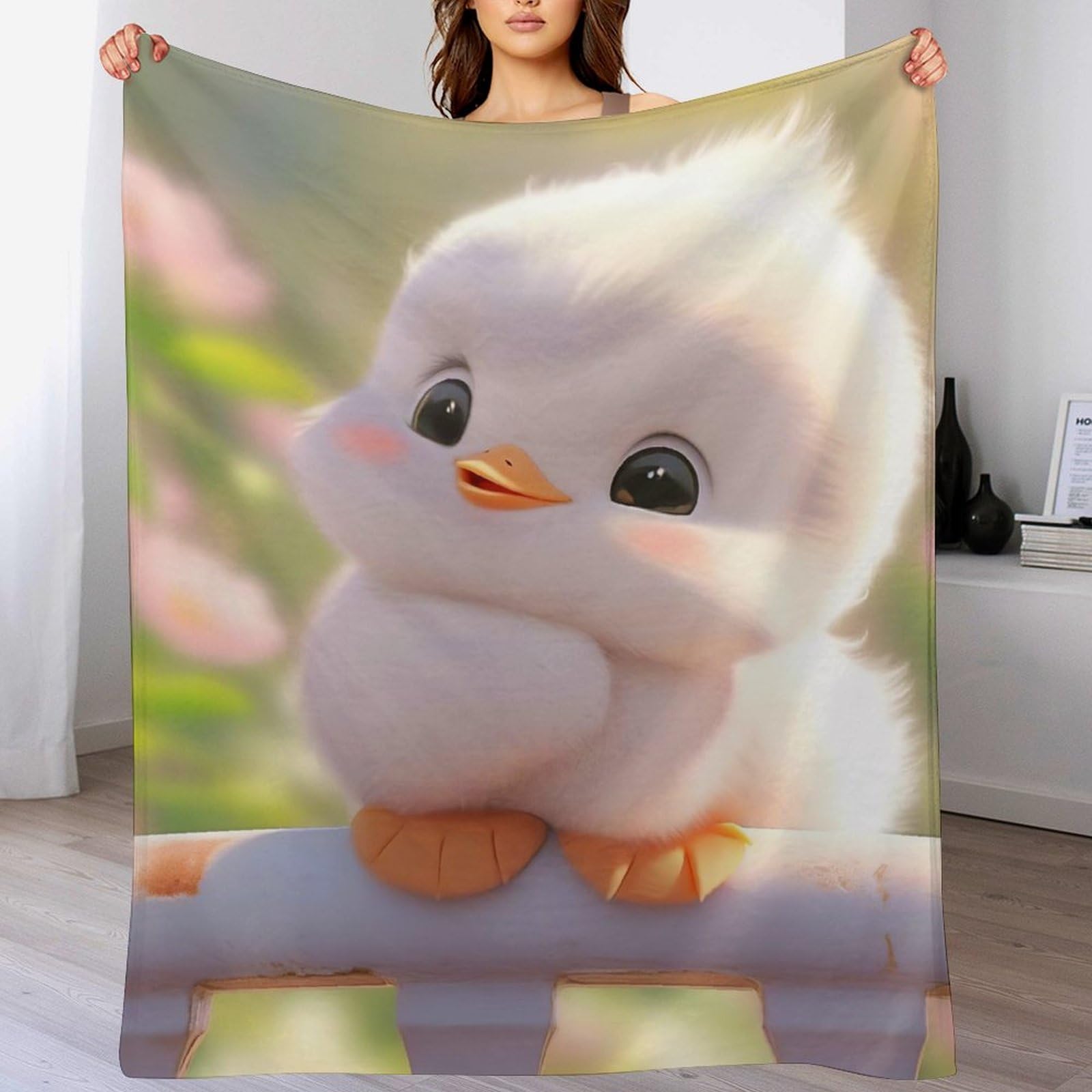 Couverture en canard pour le canapé et le lit - Plaid douillet de voyage 140×180cm