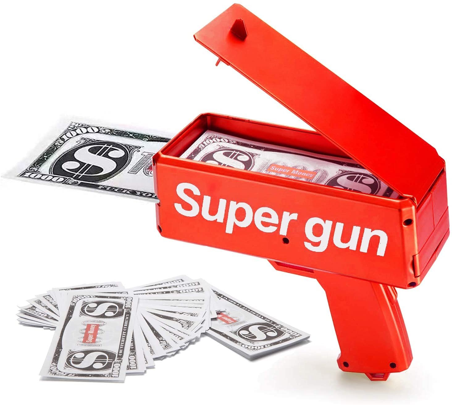 Money Paper Playing Toy Gun