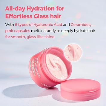 KUNDAL ProGen Protein Collagen Korean Hair Care Double Bonding Capsule Hair Mask, [Violet Muguet], 6.3 oz - Deep Conditioning, Hair Repair, Split Hair Care, Protein + Collagen