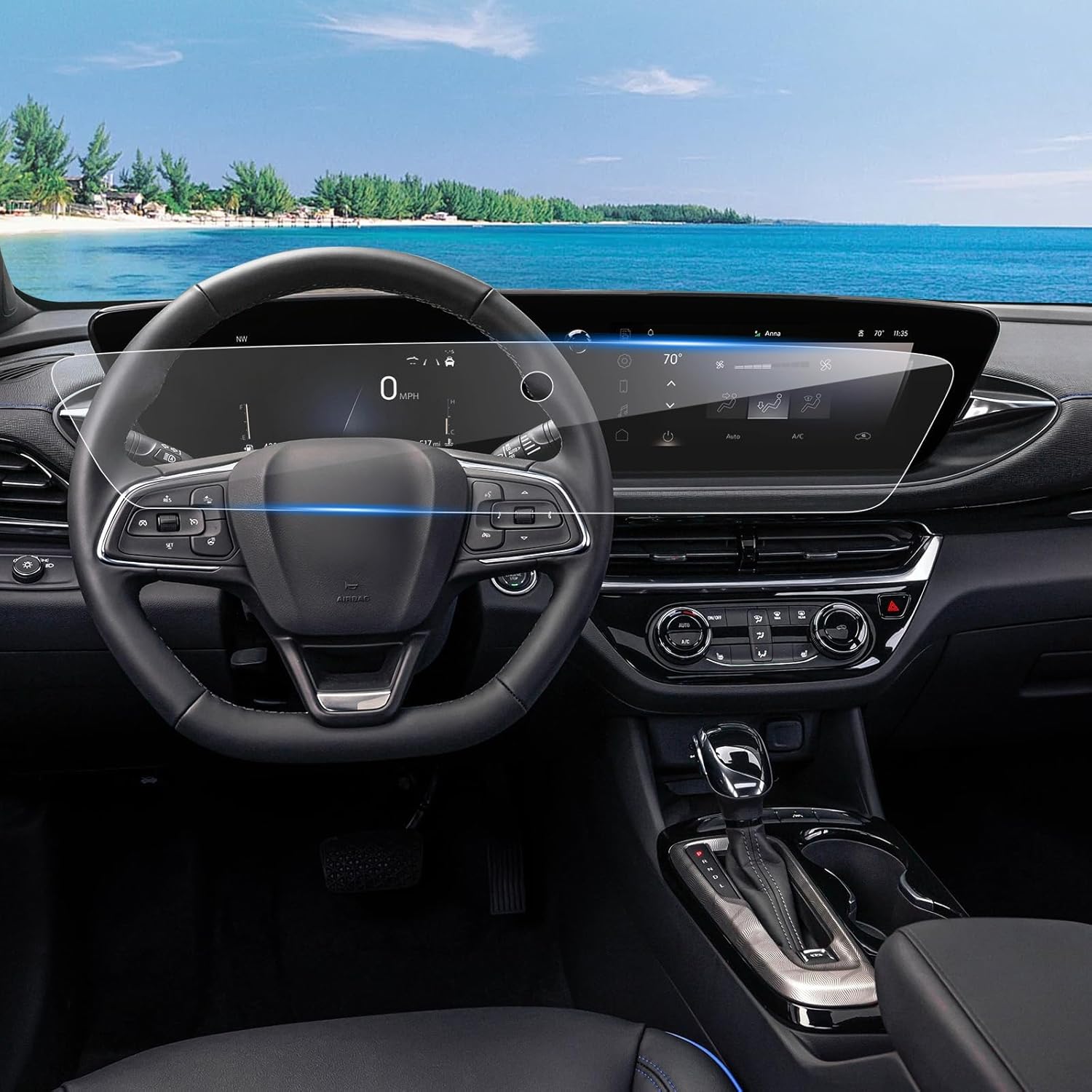 (2pcs) 2024 2025 2026 Envista Screen Protector for Buick Envista (8In Dash+11In Navi) (Preferred/Sport Touring/Avenir) All-in-One Display, 2026 2025 Envista Accessories High Clarity 8"&11"