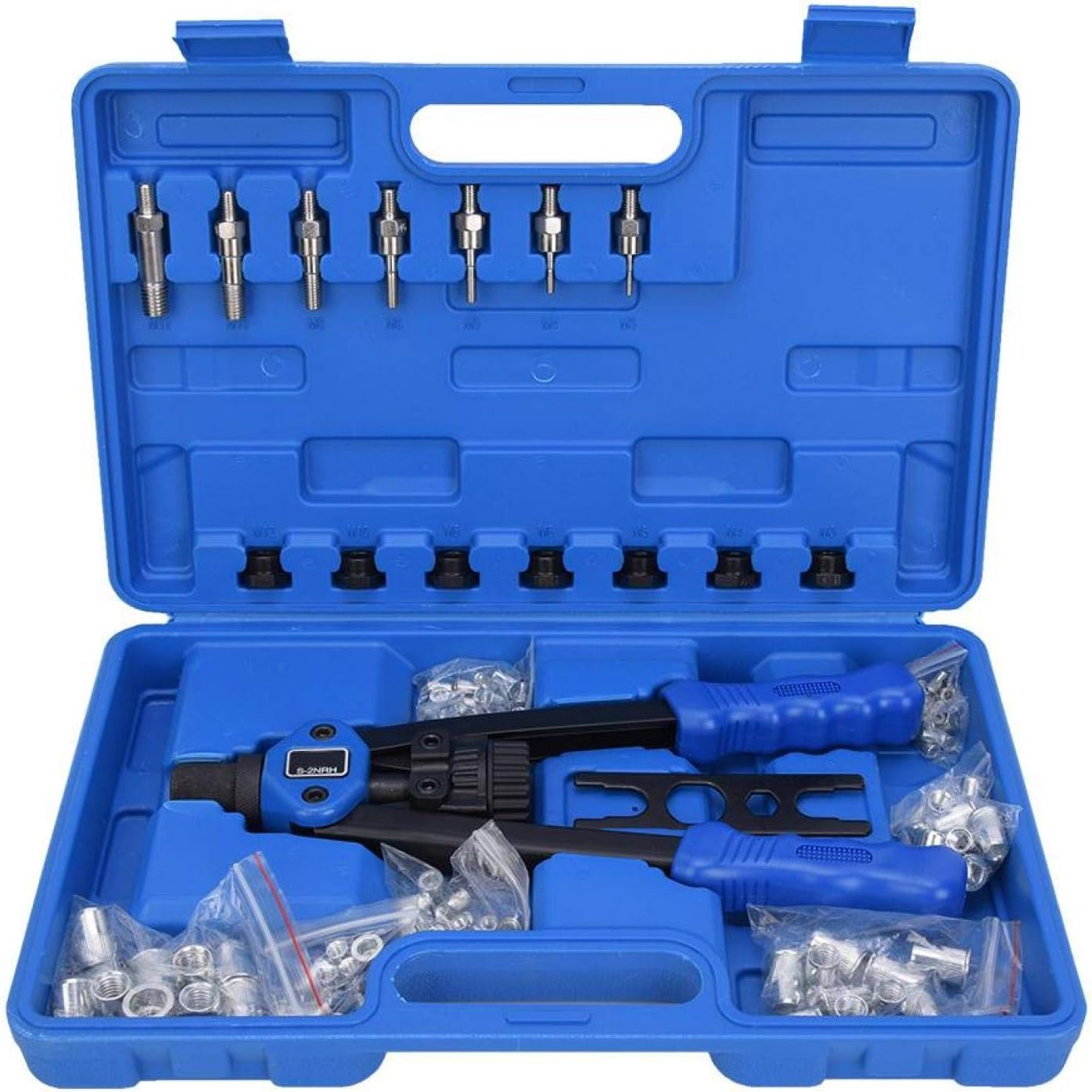 Rivet Tool Kit Manual Rivet Nut Gun Insert Hand Tool Threaded Riveter Gun M3 M4 M5 M6 M8 M10 M12