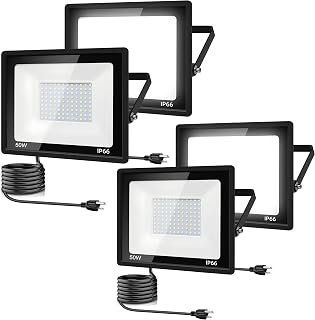4Pack LED Flood Light Outdoor 50W image