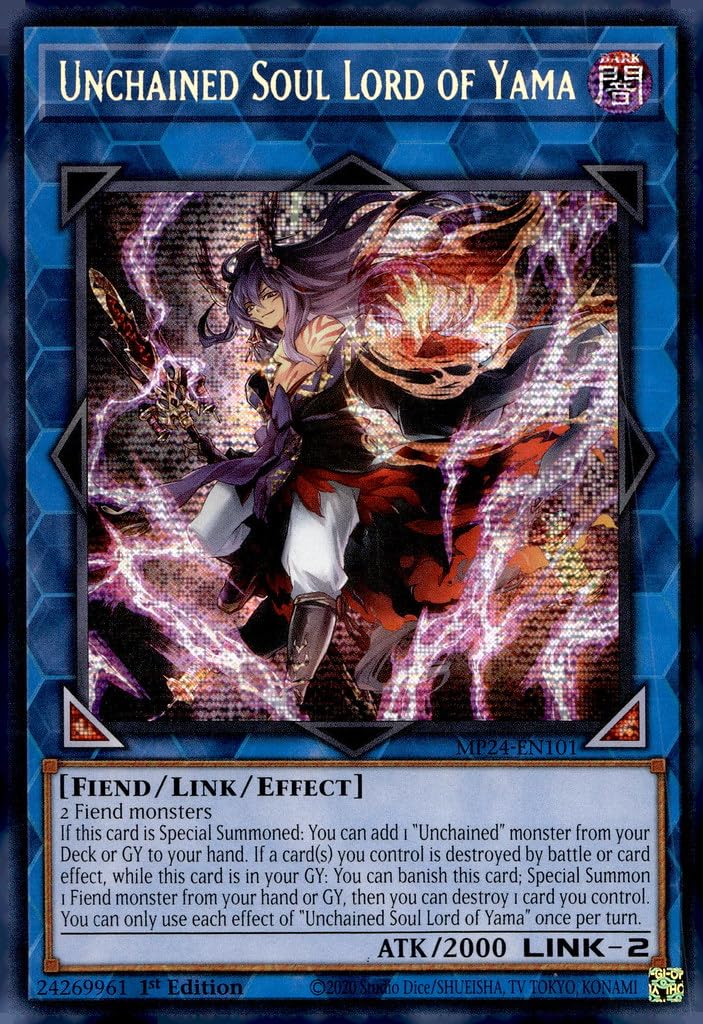 デュエルマスターズ yama Amazon.com: Unchained Soul Lord of Yama - MP24-EN101 - Prismatic